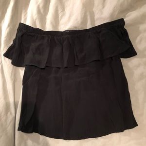 Cotton On Off The Shoulder Black Top